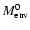 $M_{\rm env}^0$