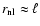$r_{\rm nl}
\approx \ell$