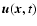 ${\vec u}({\vec x}, t)$