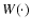 $W(\cdot)$