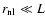 $r_{\rm nl} \ll L$