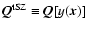 ${\vec{Q}^{{\rm tSZ}}} \equiv \vec{Q}[y(\vec{x})]$