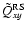 ${\tilde Q}^{{\rm RS}}_{xy}$