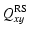 $\displaystyle %
Q^{{\rm RS}}_{xy}$