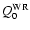 $Q^{\rm WR}_0$