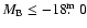 $M_{\rm B}\le{-}18\hbox{$.\!\!^{\rm m}$ }0$