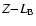 $Z{-}L_{\rm B}$