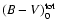 $(B-V)^{\rm tot}_0$