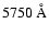 $5750~{\rm\AA}$