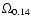 $\Omega_{0.14}$