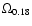 $\Omega_{0.18}$