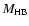 $M_{\rm HB}$