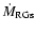 $\dot{M}_{\rm RGs}$