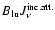 $B_{\rm lu}J_{\nu}^{\rm inc.att.}$