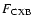 $F_{{\rm CXB}}$