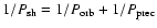 $1/P_{\rm sh}=1/P_{\rm orb}+1/P_{\rm prec}$