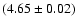 $(4.65\pm0.02)$