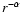 $r^{-\alpha}$