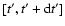 $[t^{\prime}, t^{\prime} + {\rm d} t^{\prime}]$