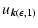 $\displaystyle {u}_{\vec{k}(\epsilon,1)}$