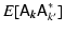 $\displaystyle E[{\sf A}_{\vec{k}}{\sf A}_{k'}^*]$