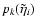 $p_k(\tilde{\eta}_i)$