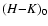 $(H{-}K)_{\rm0}$