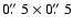 $0\hbox{$.\!\!^{\prime\prime}$ }5 \times 0\hbox{$.\!\!^{\prime\prime}$ }5$