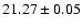 $21.27 \pm 0.05$