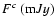 $F^c~({\rm m}Jy)$