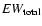 $EW_{\rm {}total}$