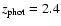 $z_{\rm phot}=2.4$
