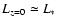 $L_{z=0}\simeq L _*$