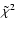 $\tilde\chi^2$