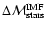 $\Delta\mathcal{M}_{\rm stars}^{\rm IMF}$
