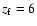 $z_{\rm f}=6$