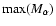 $\max(M_\alpha)$