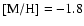$\rm [M/H]=-1.8$