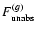 $F_{\rm unabs}^{{(g)}}$