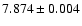 $7.874\pm0.004$