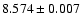 $8.574\pm0.007$