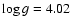 $\log g=4.02$