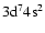 $\rm 3d^74s^2$