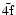 ${\bar{\rm 4f}}$