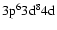 $\rm 3p^63d^8{4d}$