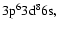 $\rm 3p^63d^8{6s},$