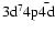 $\rm 3d^74p\bar {4d}$