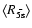 $\left<R_{\bar{\rm 5s}}\right>$