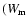 $(W_{\rm m}$