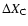 $\Delta X_{\rm C}$